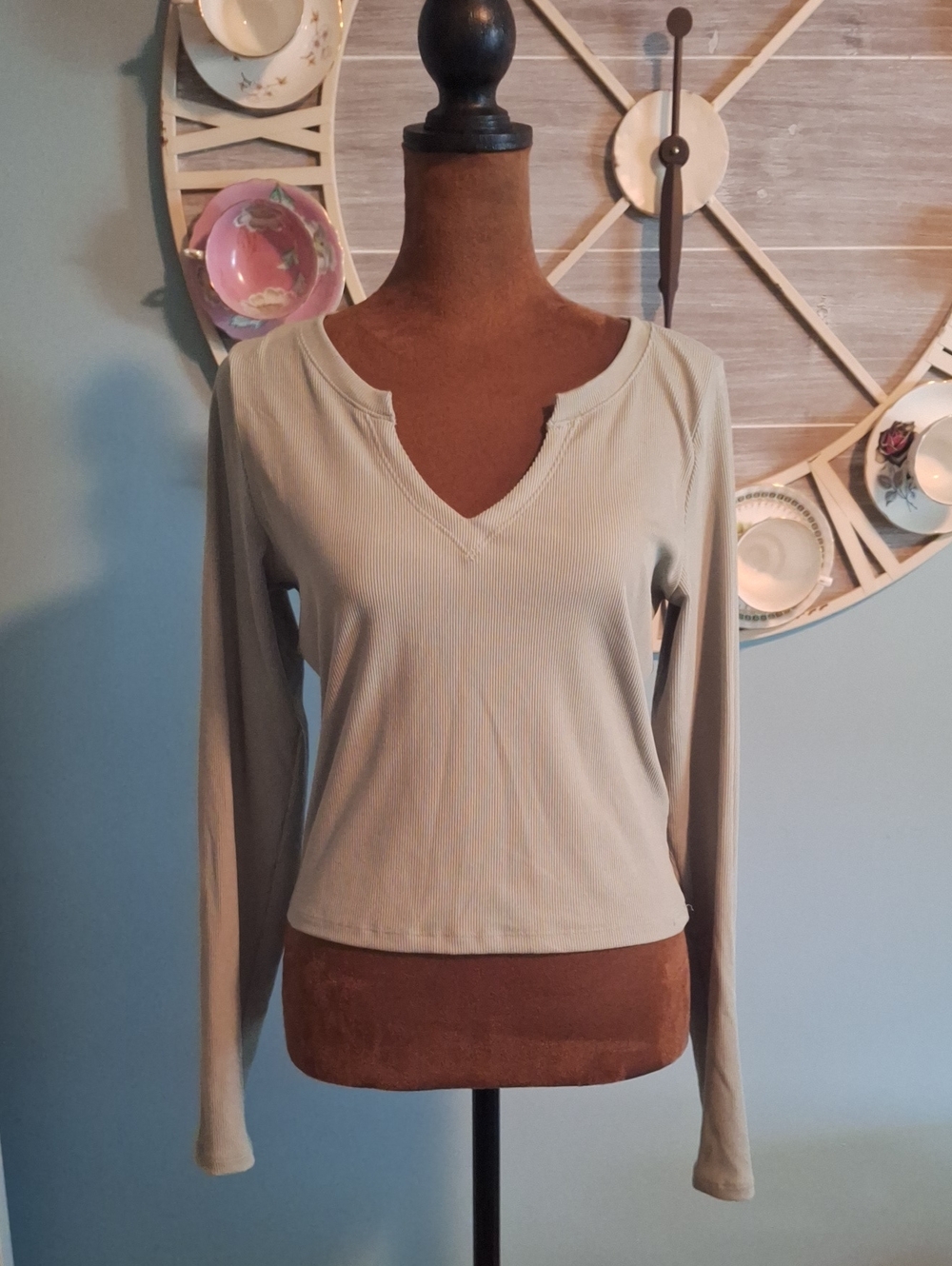 Hollister V Neck Crop